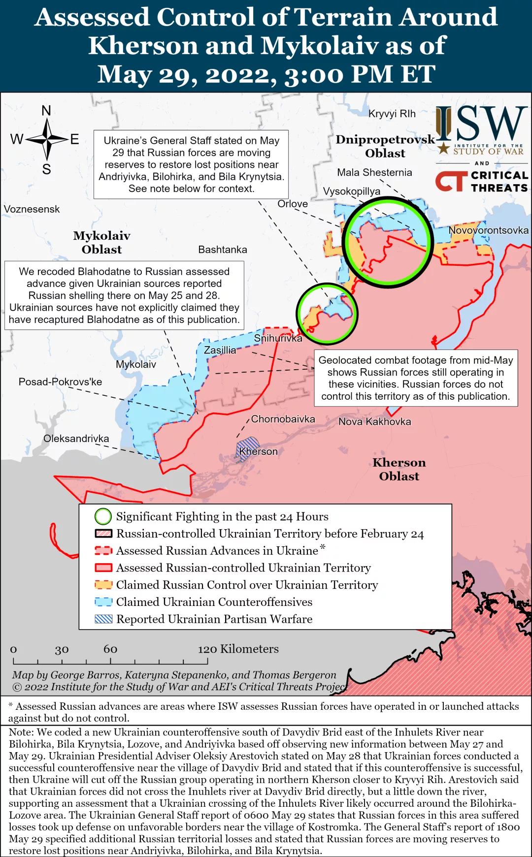 Наступ ЗСУ на півдні зруйнував плани росії – ISW