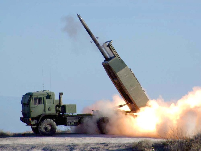 HIMARS missile launched