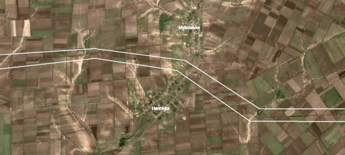У Запорізькій області окупанти вирили "мега-окоп" - супутникові знімки