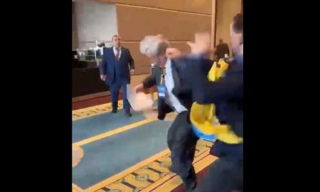 Український депутат побив російського делегата в Анкарі «за кулісами» засідання ПАРЕ (відео)