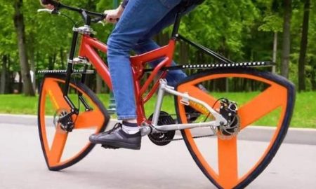 Велосипед з трикутними колесами