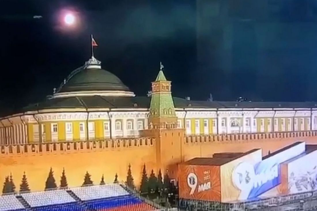 росія інсценувала атаку дронів на Кремль