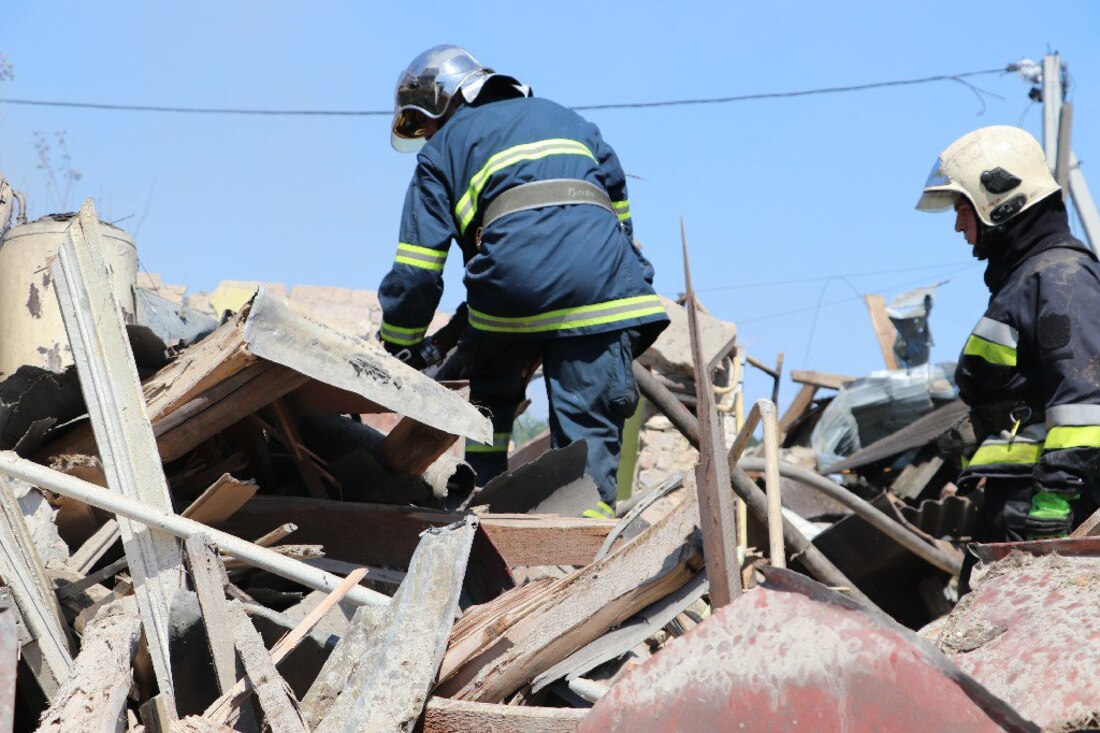 На Київщині внаслідок ракетного удару (4)