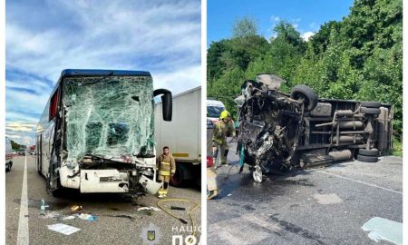 Дві смертельні ДТП – автобуси з людьми потрапили в аварії в двох областях України