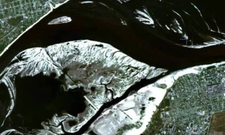 Острів Тавань піднявся з дна Каховського водосховища