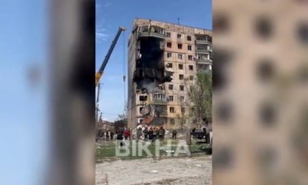 У Кривому Розі сталося обрушення будинку під час розбирання завалів після ракетної атаки (відео)