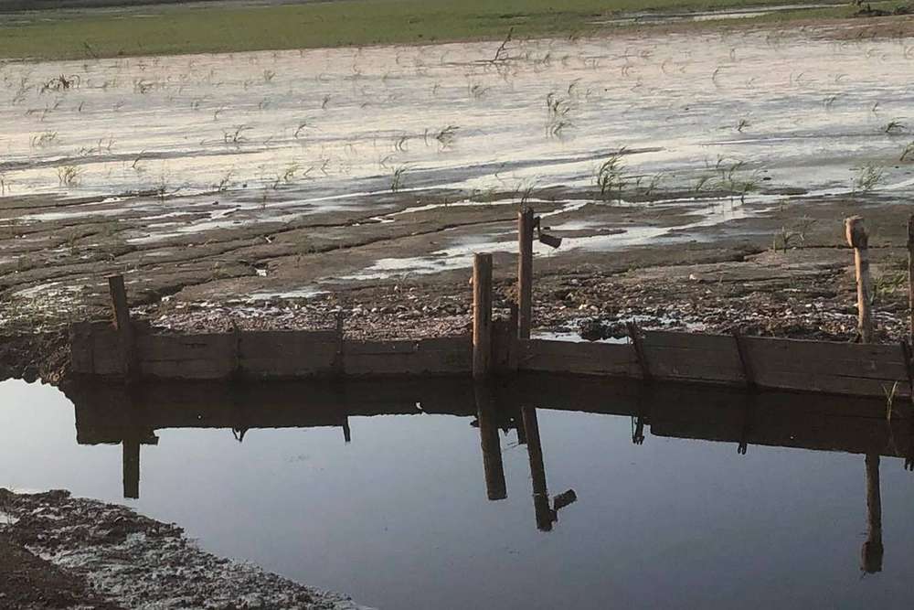 колишнє каховське водосховище