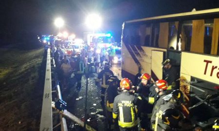 На півночі Італії в аварію потрапив автобус з українцями, які поверталися додому (фото)