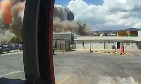ВІДЕО МОМЕНТУ: у Турецькому порту на елеваторі стався потужний вибух 7 серпня