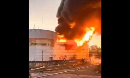 Дрон атакував Сочі 20 вересня – спалахнула нафтобаза біля аеропорту (відео)