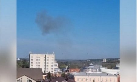 24 вересня на день міста у Курську дрон атакував адмінбудівлю