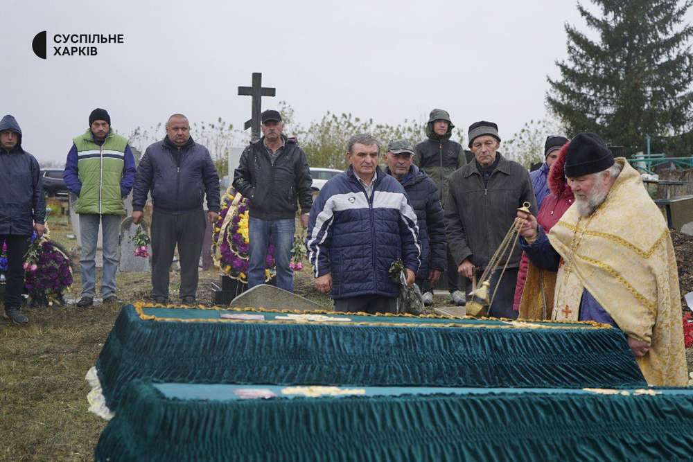 У селі Гроза почали ховати вбитих росією – 7 жовтня попрощались з подружжям Андросович (фото)2