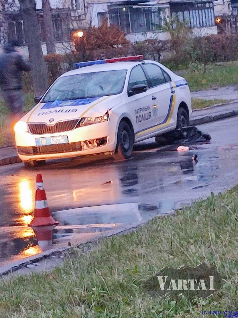 ДТП у Львові патрульна машина збила пішохода він помер у лікарні