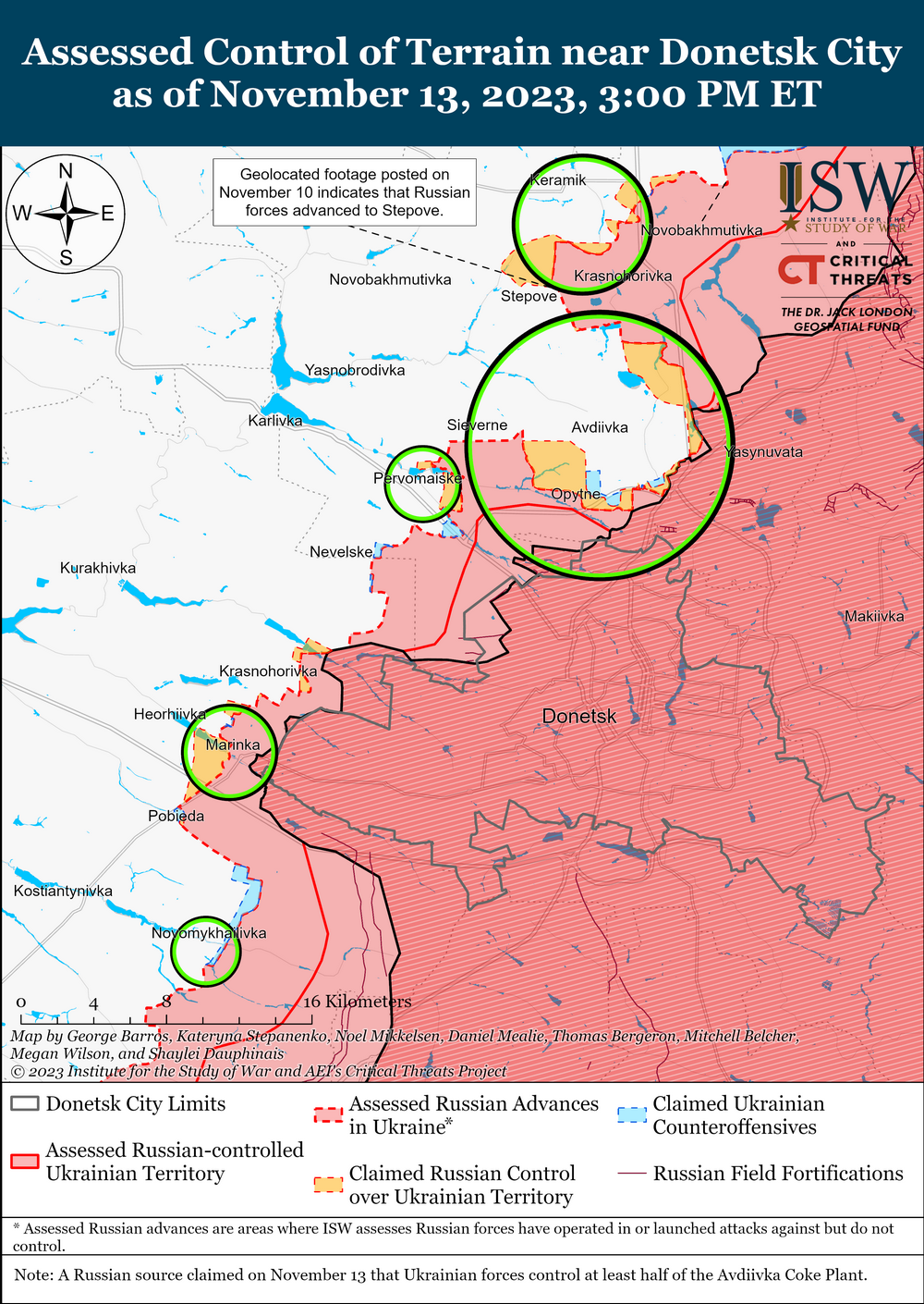 І українська, і російська армії мають успіхи під Авдіївкою – новий звіт ISW5