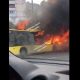 У Києві горів тролейбус. КМДА допускає підпал зсередини (відео)