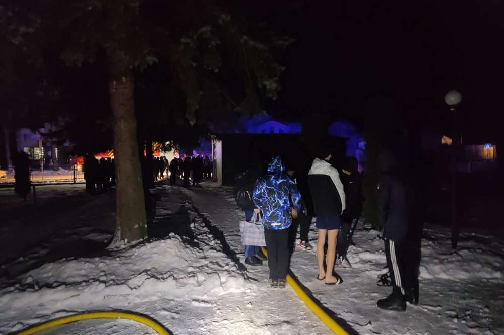 На Волині горів студентський гуртожиток: евакуйовано 90 дітей
