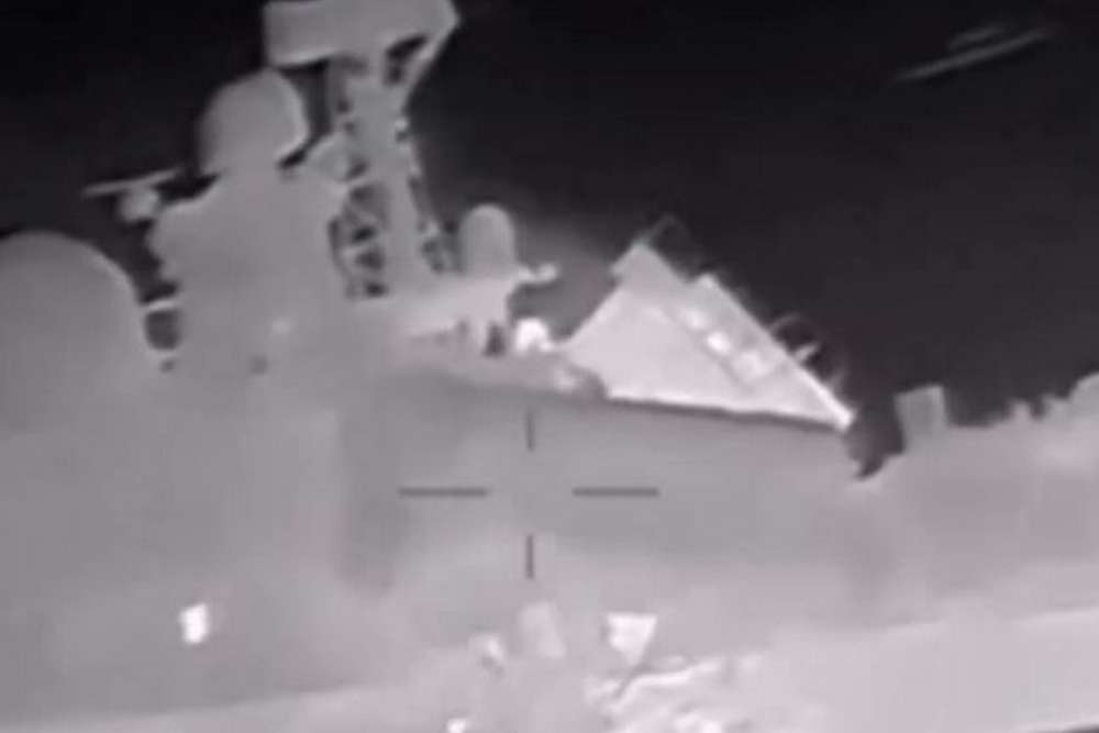 ГУР знищило ракетний катер «Івановєц» Чорноморського флоту РФ в ніч на 1 лютого (відео)
