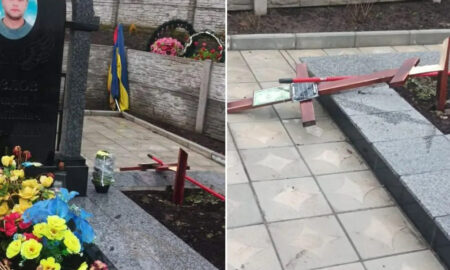 У Дніпрі діти понівечили могилу українського воїна