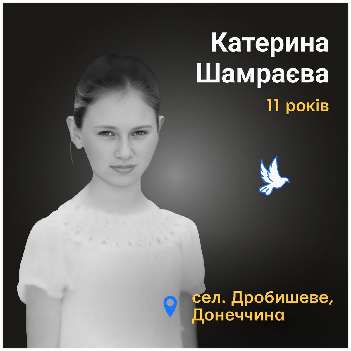 Загиблі діти України: Катерина Шамраєва