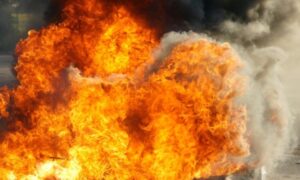 Пожежа у Смоленській області росії – збили дрон на об’єкті ПЕК