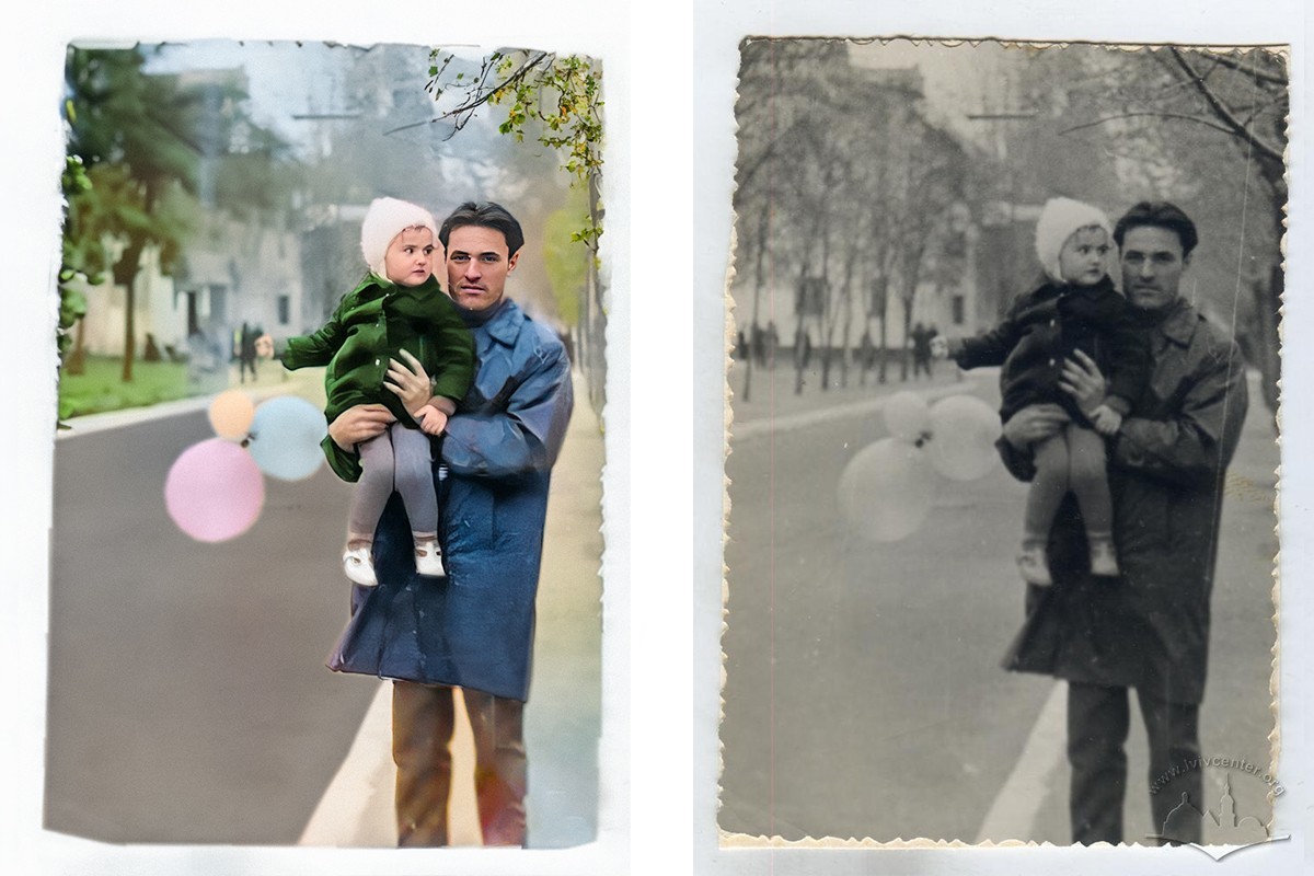 Якби старі фото стали кольоровими: Покров, 1970 рік – історія білої шапочки