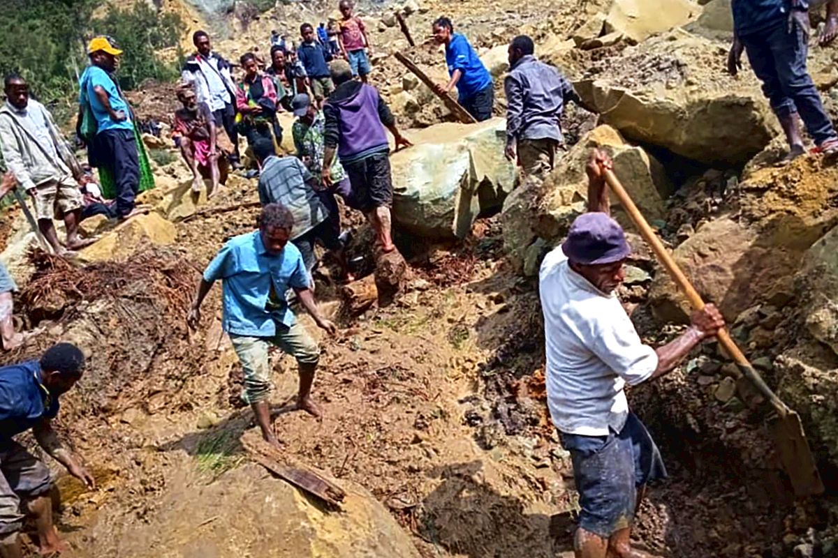Понад 2000 людей загинуло через зсув ґрунту в Папуа-Новій Гвінеї