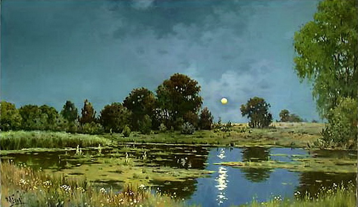 Нікопольські плавні картина Миколи Луговенка