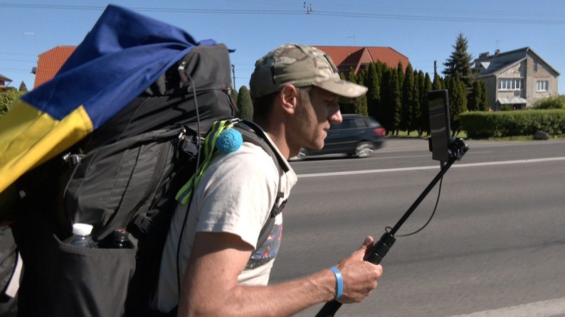 1000 км пішки - колишній штурмовик їде на Дніпро
