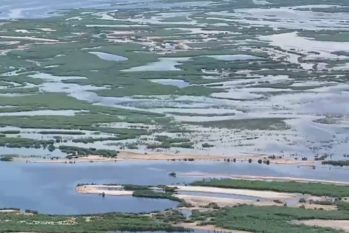 «Нині це поле бою»: як на території Каховського водосховища воюють прикордонники (відео)