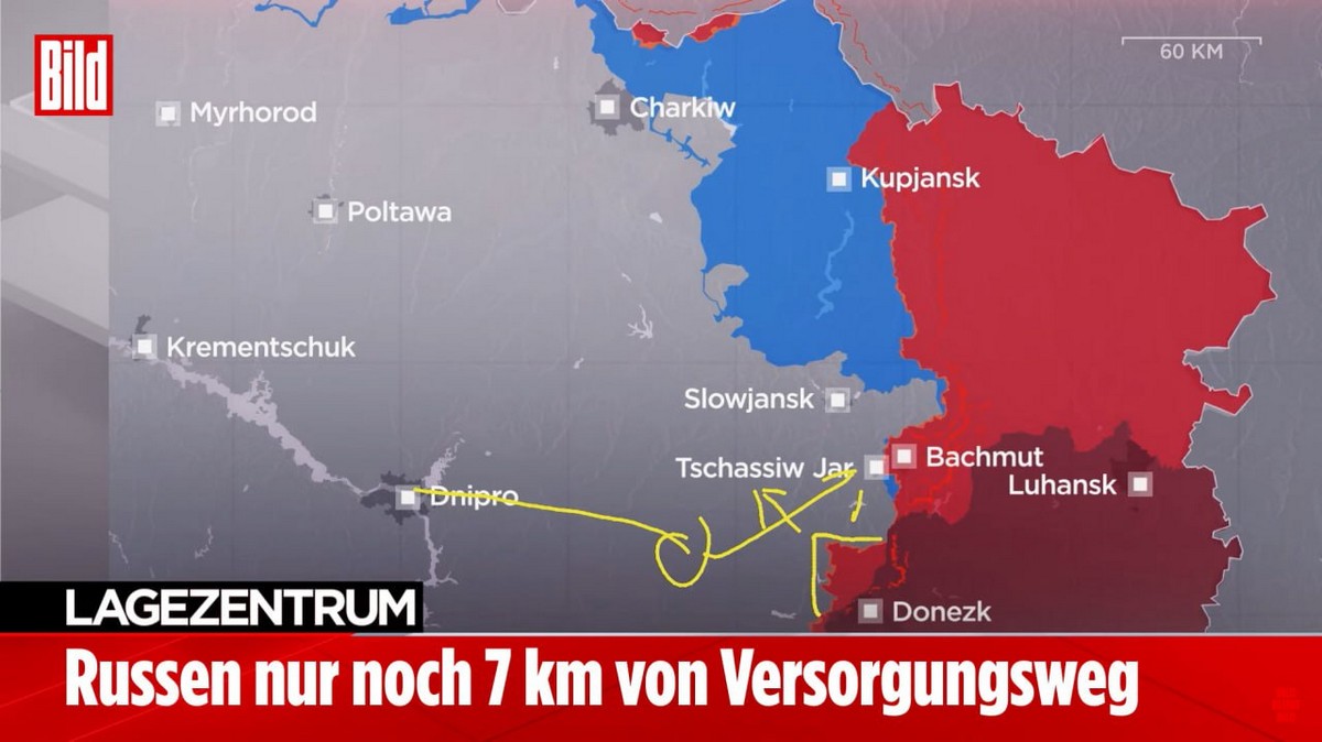 Росіяни намагаються захопити трасу, яка відкриє шлях на Дніпро: залишилося 7 км – Bild