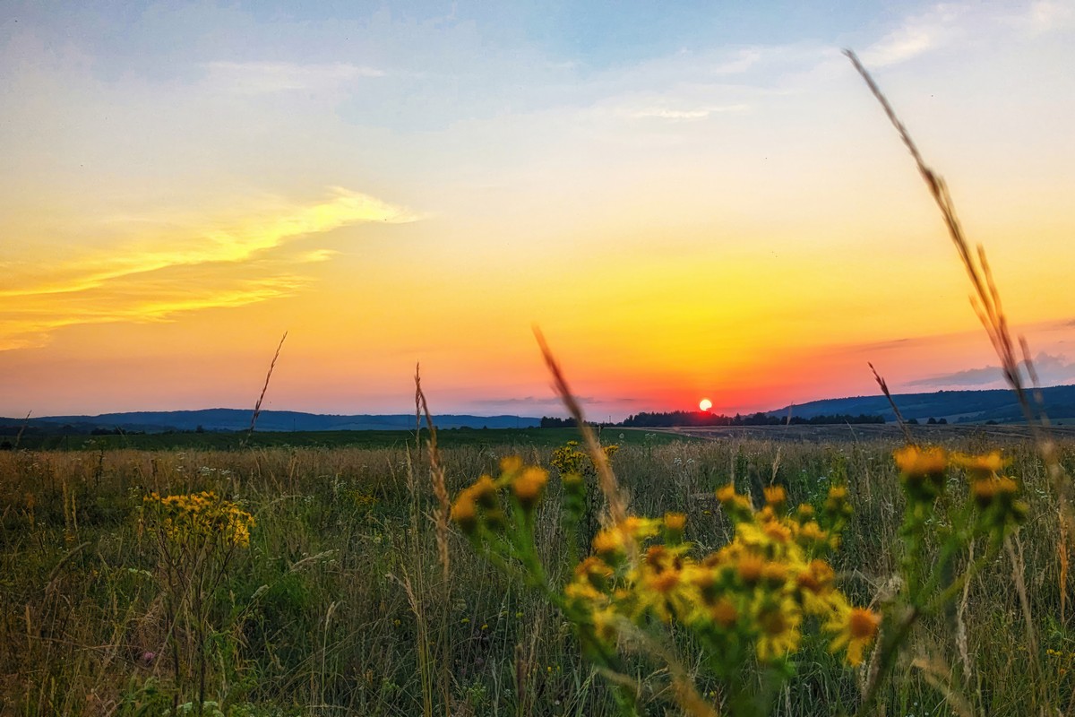 Чому сонце червоніє під час заходу?