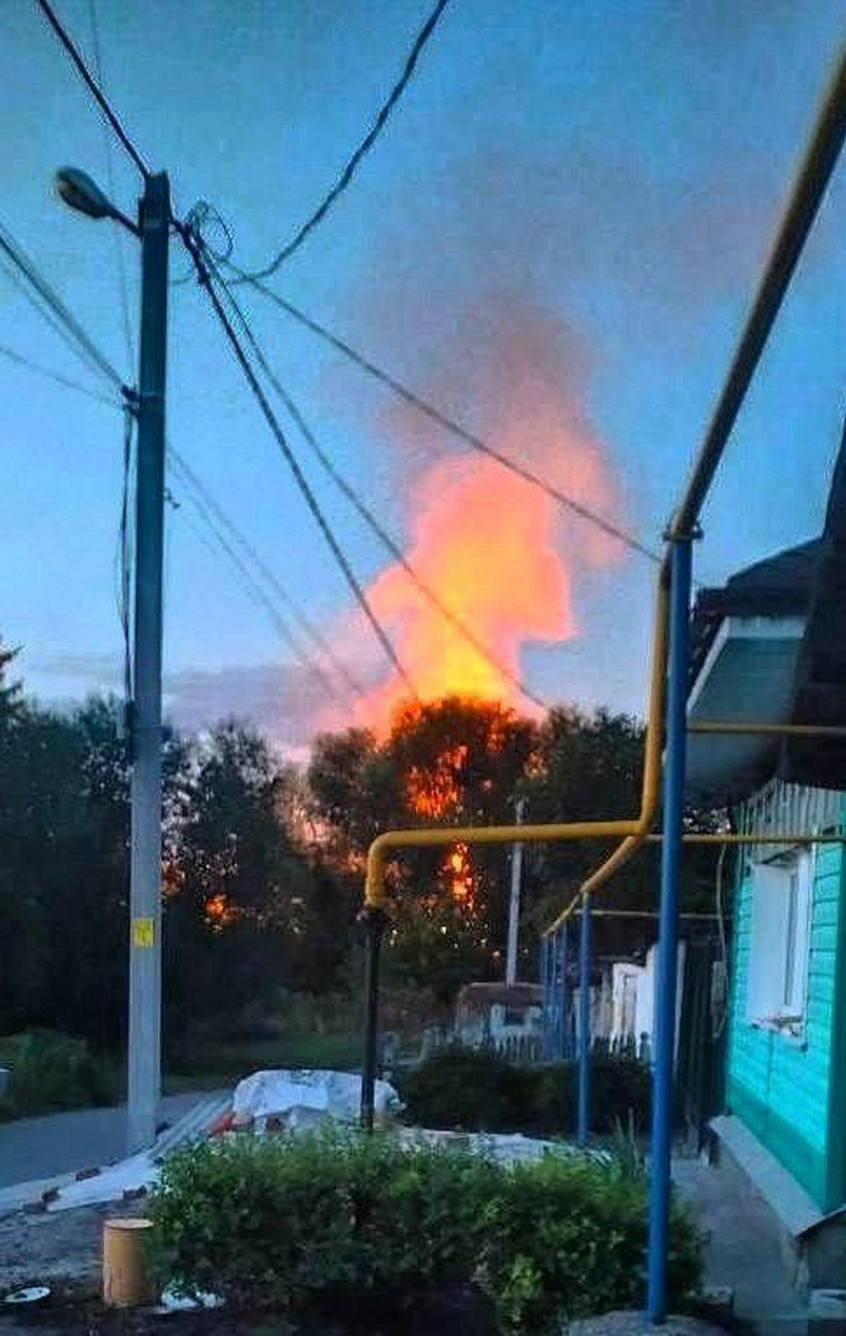 Фото наслідків атаки на Суджу.