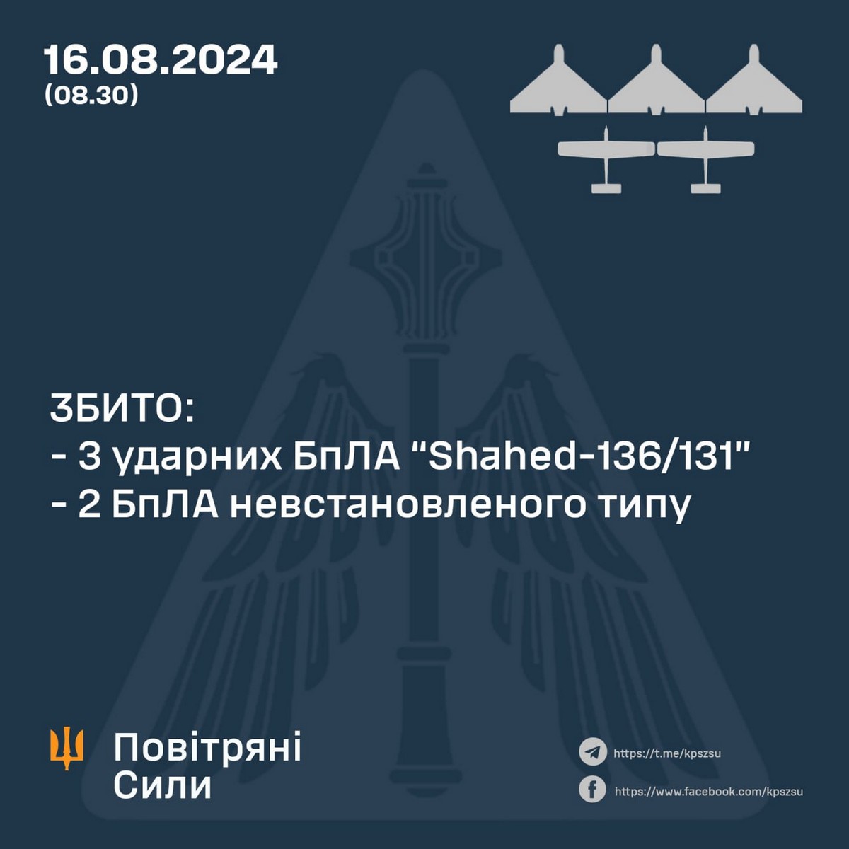 Нічна повітряна атака 16 серпня: є поранені і багато руйнувань – все, що відомо