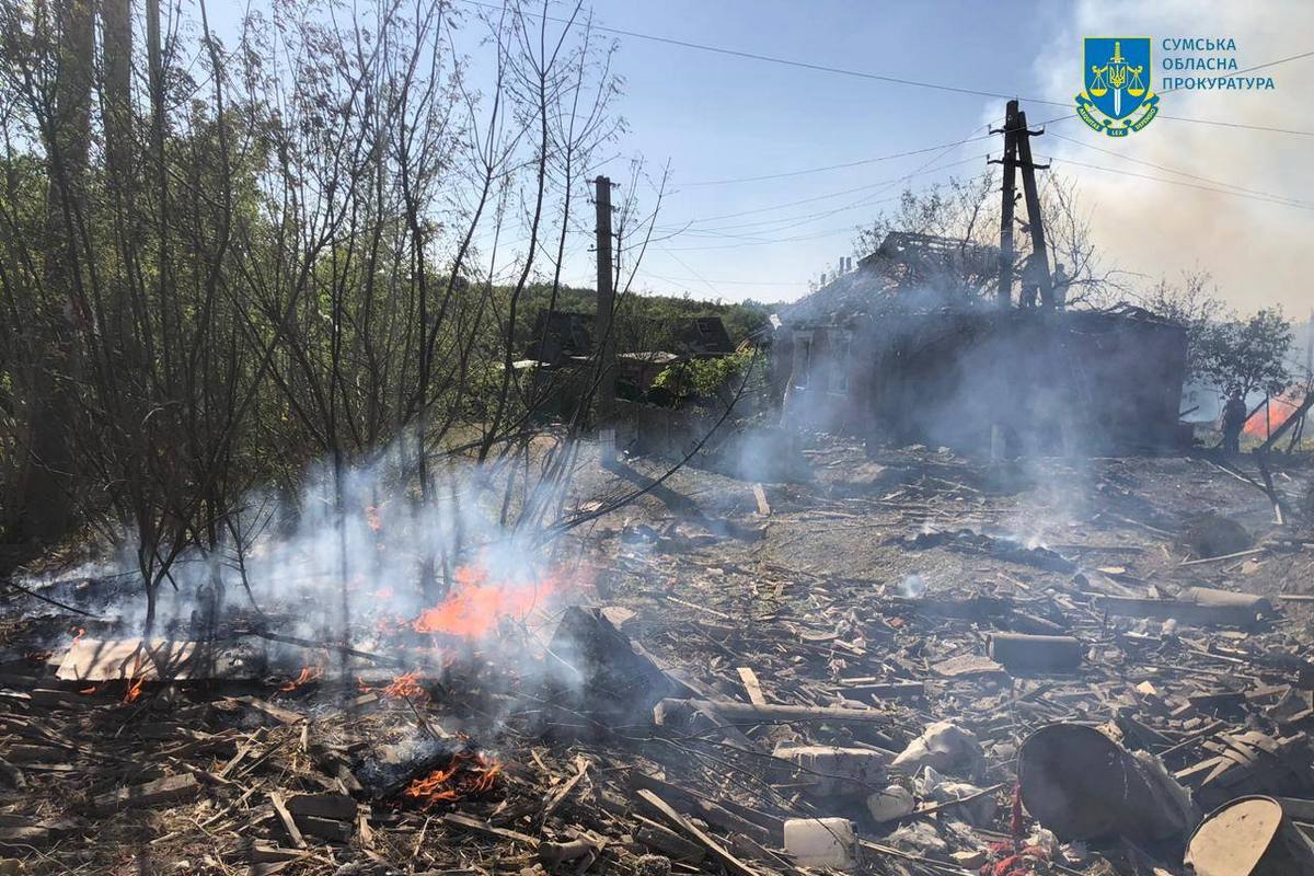 Окупанти вдарили по Сумщині 6 вересня - одна людина загинула, п’ятеро поранені 