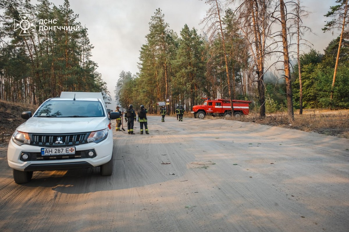 Пожежі на Полтавщині та Лиманщині