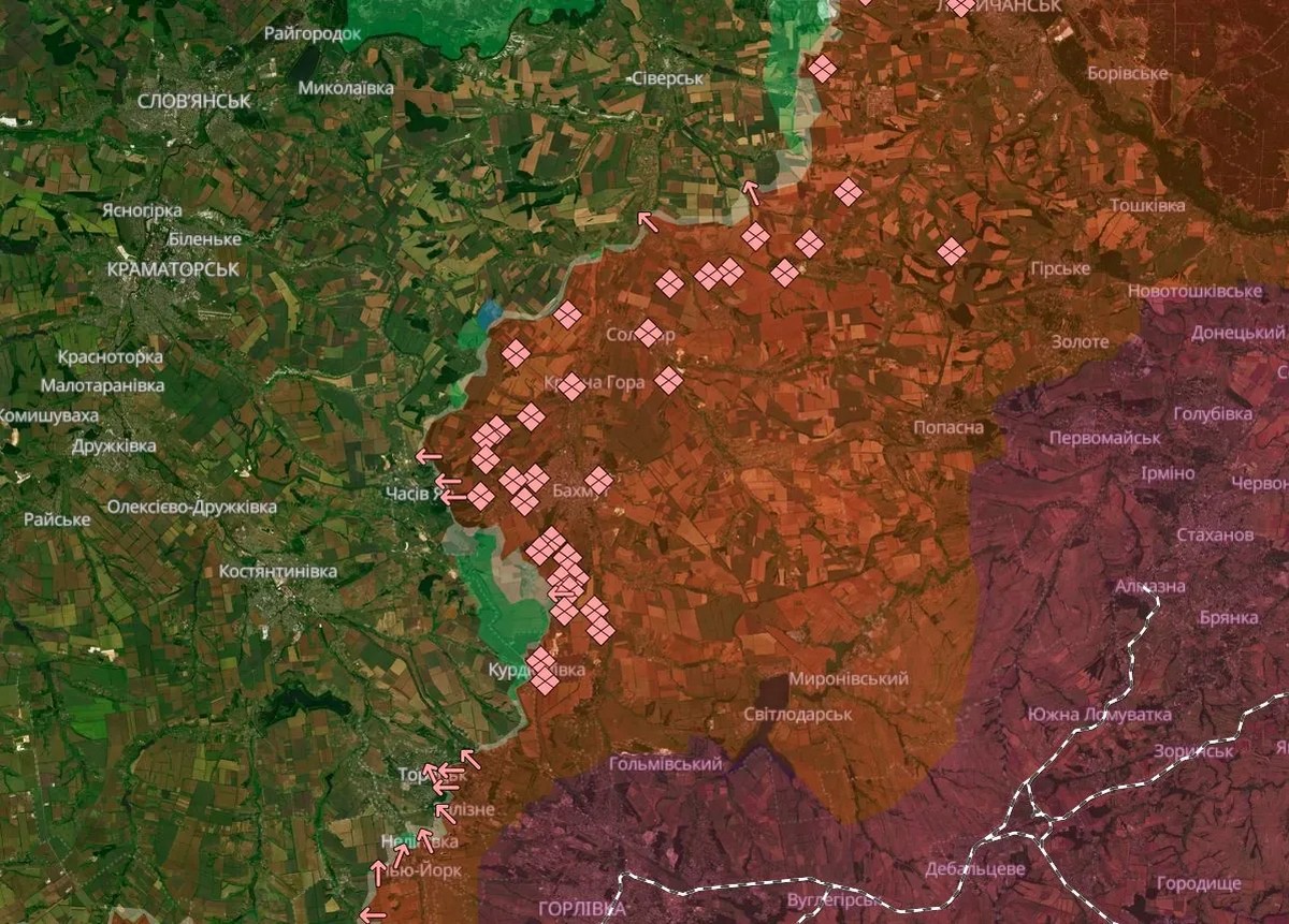 Окупанти зайшли в Торецьк