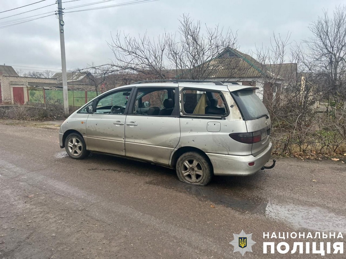 На Херсонщині 15 поранених, серед них 2 поліцейських, внаслідок ворожих обстрілів за добу