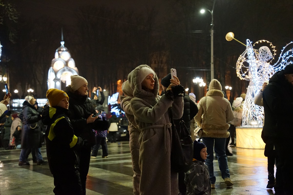 Харків, святкова ілюмінація (Фото Дар'ї Лобанок)