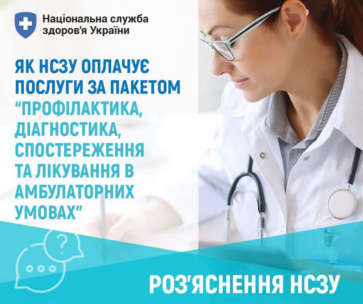 Яка допомога в амбулаторних умовах безоплатна у 2025 році: НСЗУ деталізувала перелік