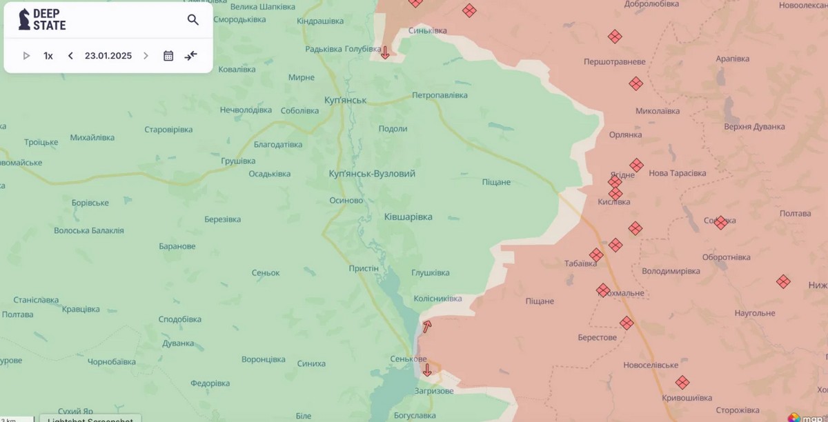 24 січня на фронті: відбили 63 штурми під Покровськом, ворог просунувся у трьох областях