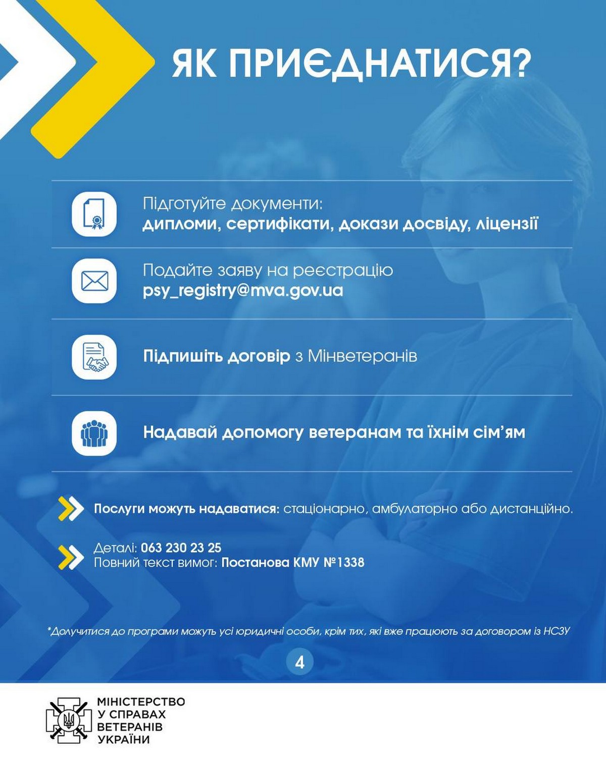 Міноборони України шукає психологів для роботи з ветеранами: які умови співробітництва