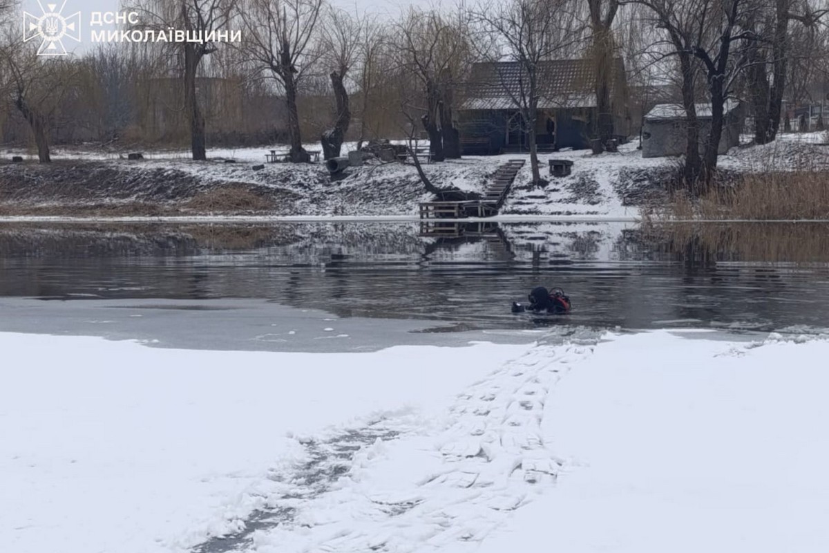 Двоє братиків потонули на Миколаївщині, провалившись під лід